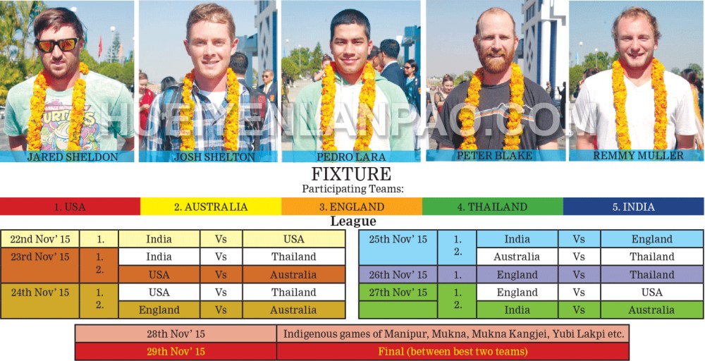 9th Manipur Polo International 2015 :: Game Fixture