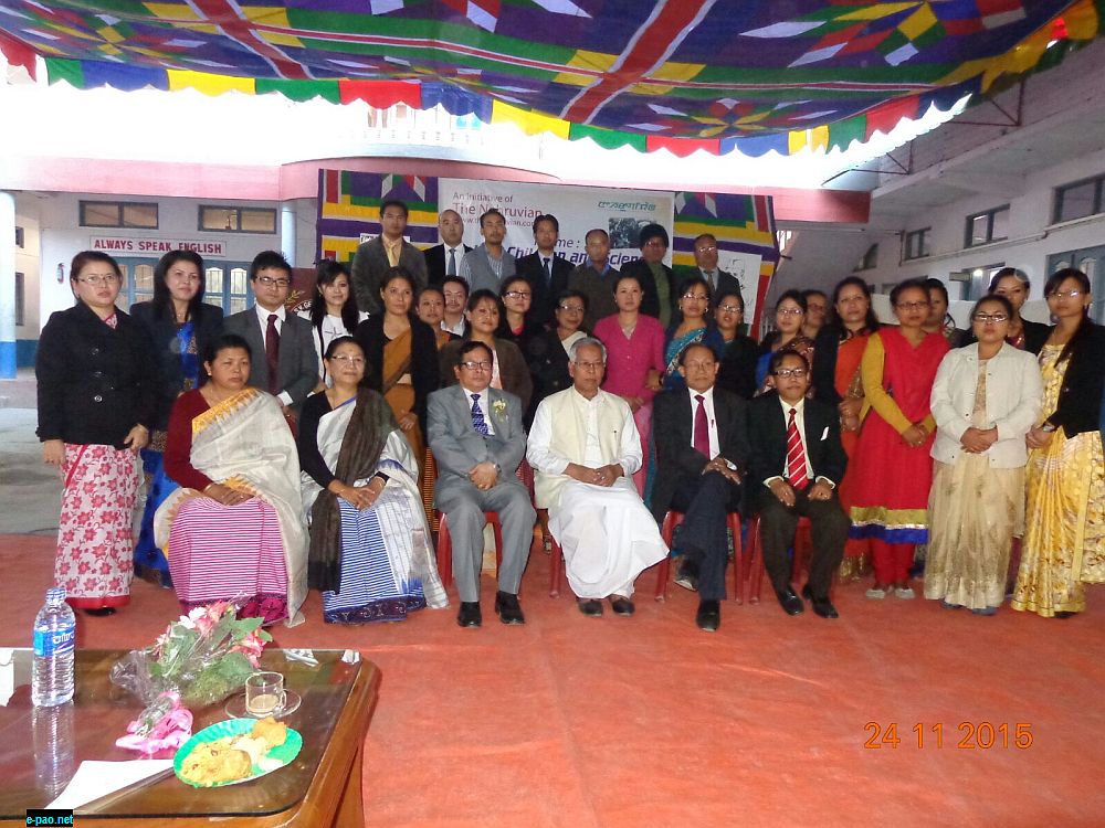 Group Photo : Event 'Nehru, children and science' at Haotal, Pangei on 24 November, 2015