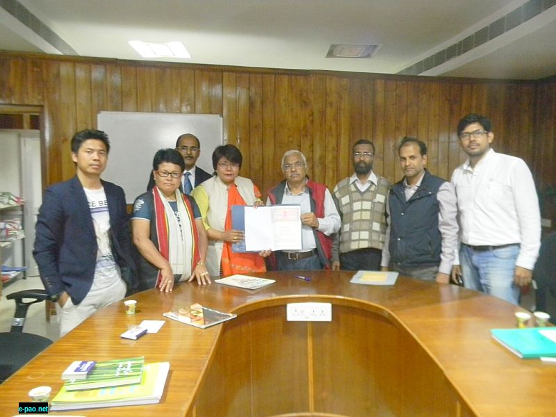 MoU signed between NIT Sichar and WIGC, Thoubal : 9th of December, 2015  
