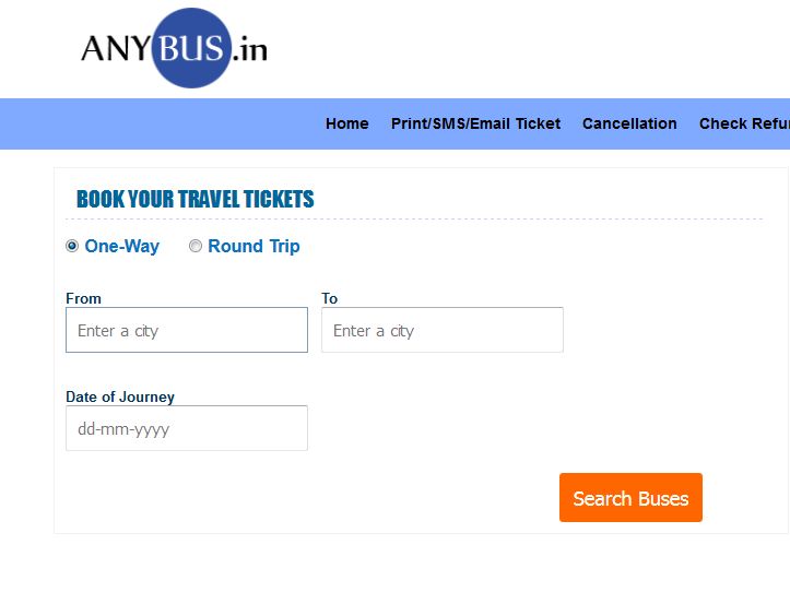  www.anybus.in - New Bus Travel Booking Website for Manipur 