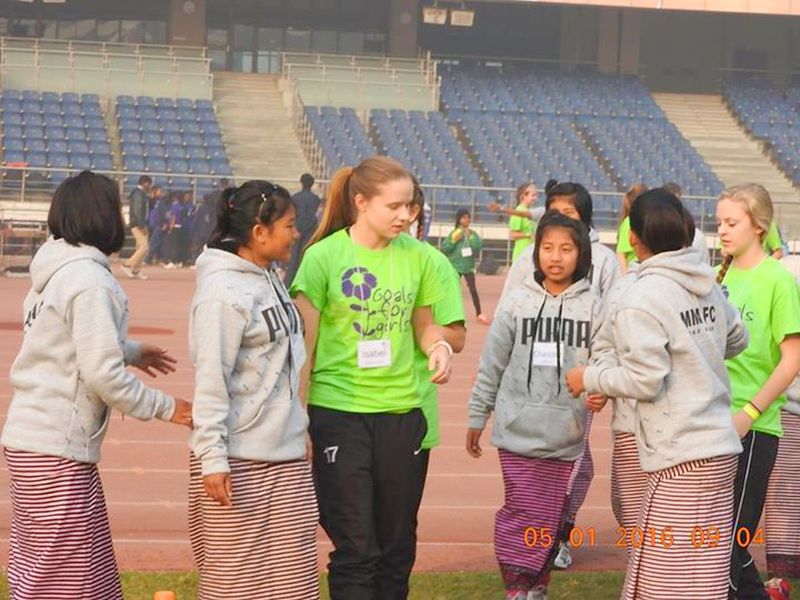 AMMA FC (Andro) at Leadership Summit of Goals for Girls in Delhi 05 Jan, 2016