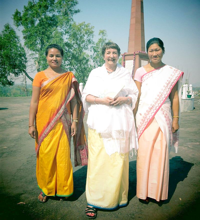 Judith Macaulay during her visit to Manipur a couple of years ago