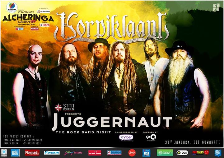 Finnish Folk Metal Band - Korpiklaani at Alcheringa - IIT Guwahati