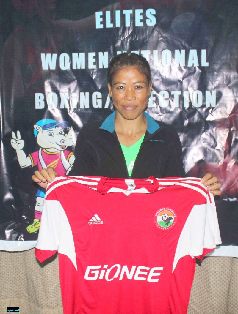 Lajong present Mary Kom Personalized Jersey 