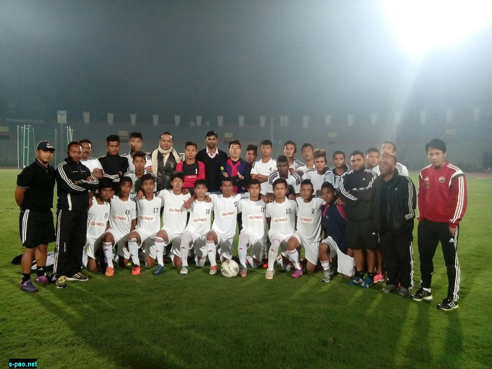  North East XI vs India U17 World Cup Team Match at Guwahati on 29th January 2016