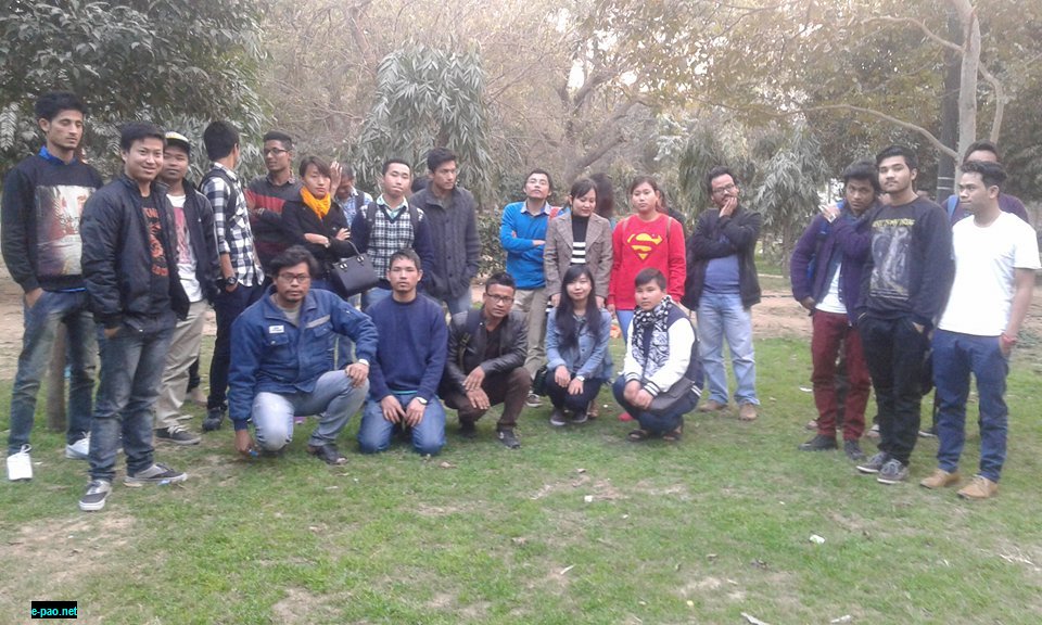 Manipur Students Association Delhi,(MSAD) Jamia Committee at Community Centre Park on 16th February 2016