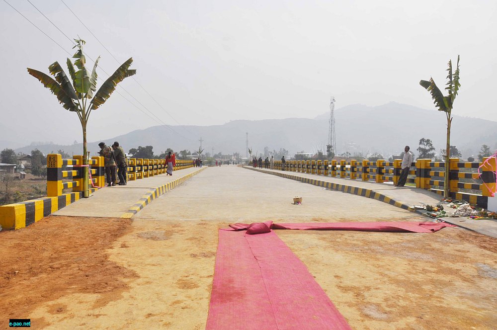 Inauguration of Pallel Bridge at Pallel (junction of Thoubal and Chandel district) :: February 10 2016