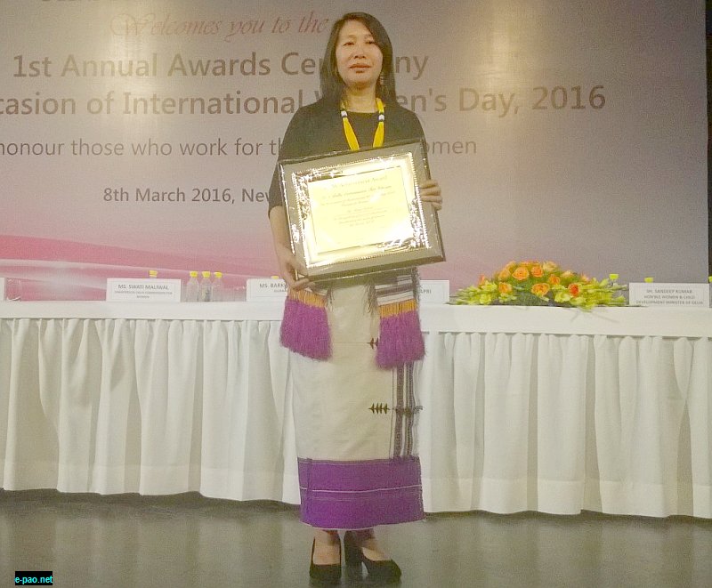 Dr. Alana Golmei awarded 'DCW Achievement Award' 2016