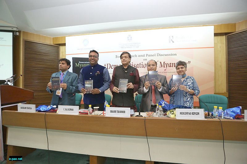'Democratization of Myanmar' :: Book released at Delhi, 29th March 2016