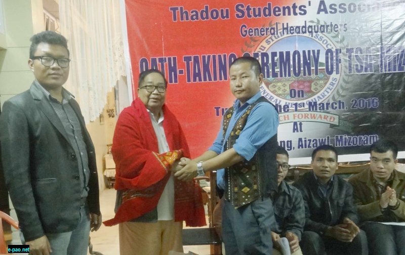 TSA-Mizoram Oath-taking ceremony held