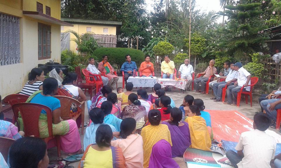 A meeting at Cachar in April 2016
