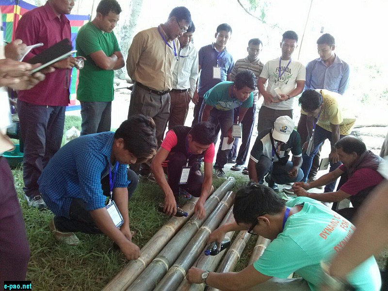 training programme on construction of Bamboo toilet