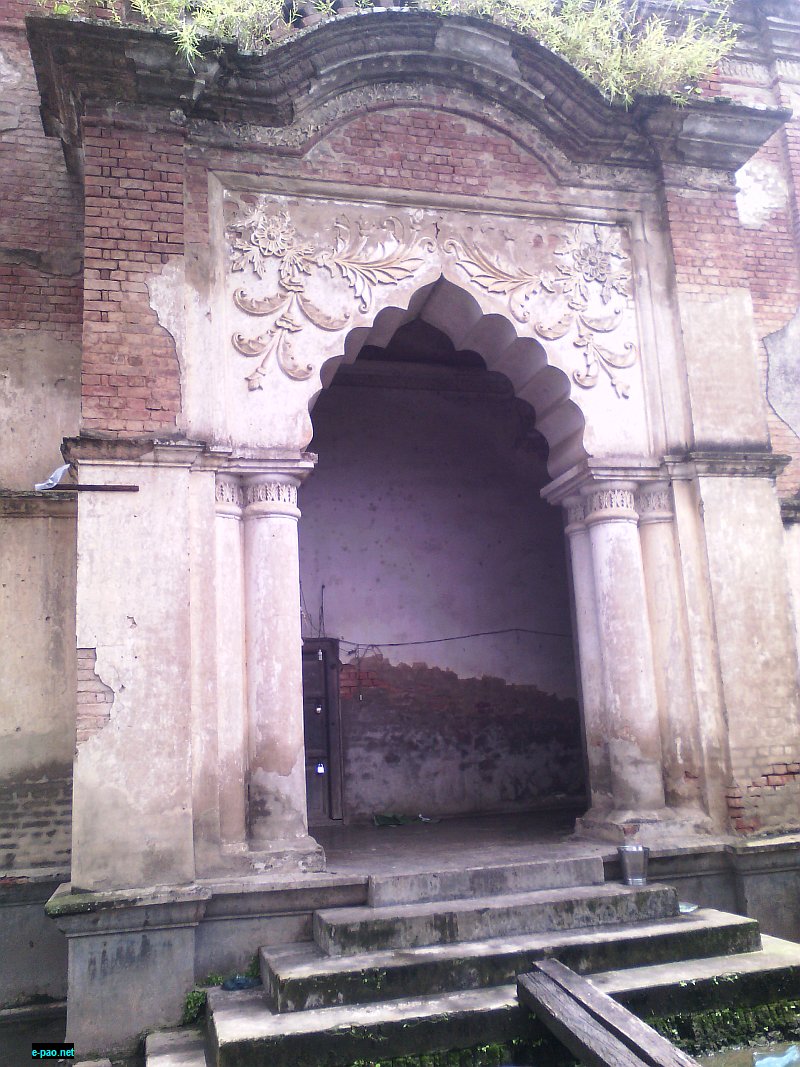 Existing condition of Samkha Ahan temple : Dilapidated Samkha Ahan temple  