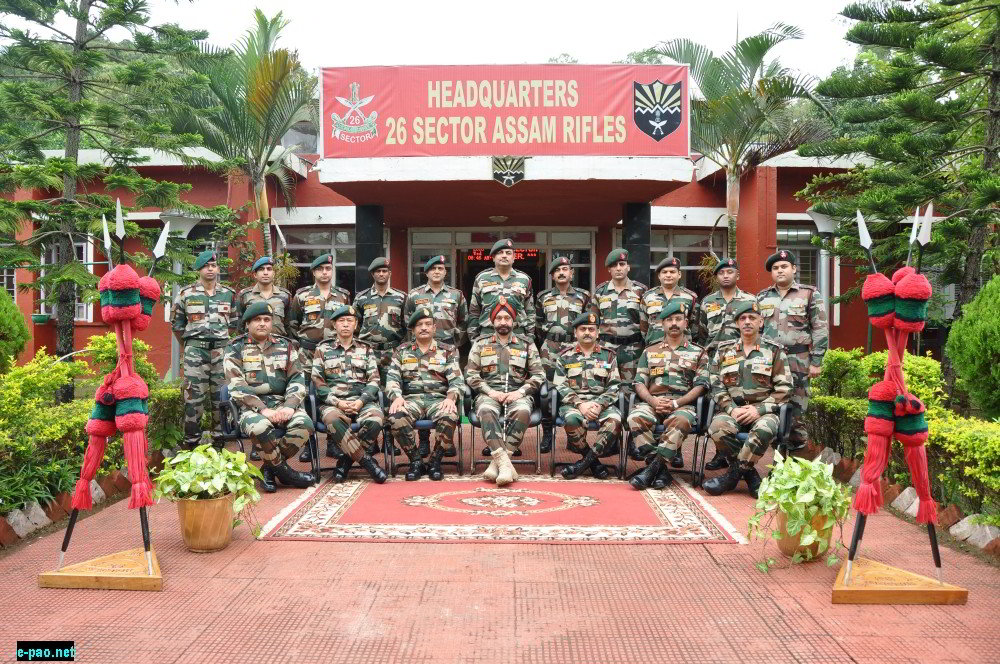 Lieutenant General HJS Sachdev, PVSM, AVSM, SM, ADC, Director General Assam Rifles visits Manipur