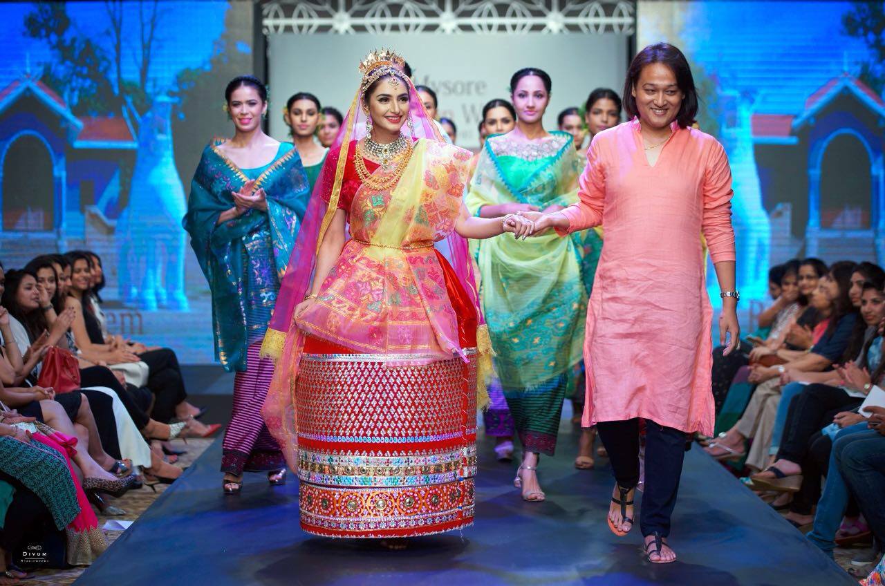 Robert Naorem's 'Weaves of Manipur' at Mysore Fashion Week