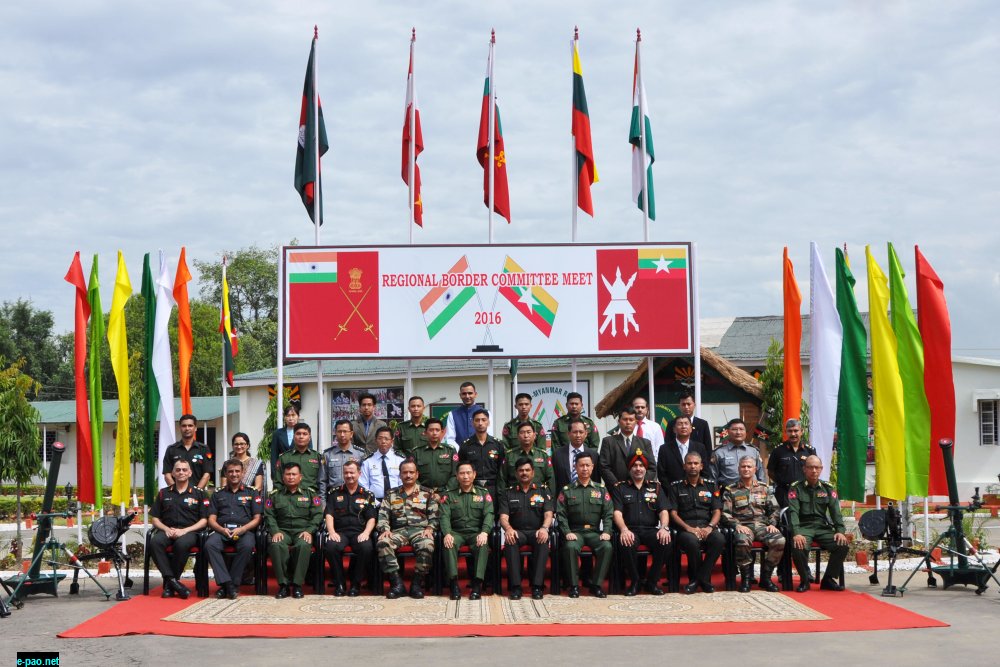 9th Indo-Myanmar Regional Border Committee Meet  at Mantripukhri