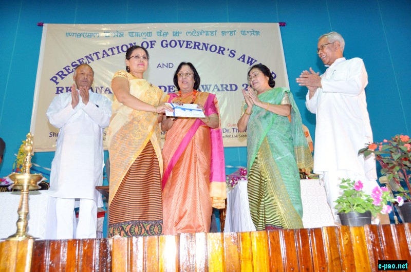 Governor's Award 2016 and Rajkumari Sanatombi Devi Award 2016 