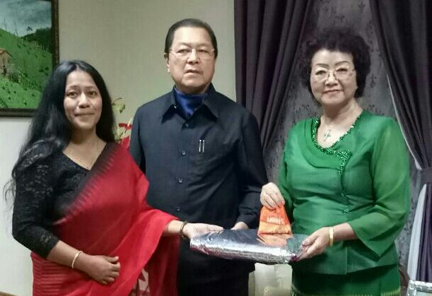 Binalakshmi Nepram met Mizoram Chief Minister Lal Thanhawla