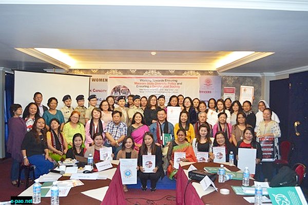 Ensuring a Gender Just Society  on 14th November 2016 at Zarkawat, Aizawl, Mizoram