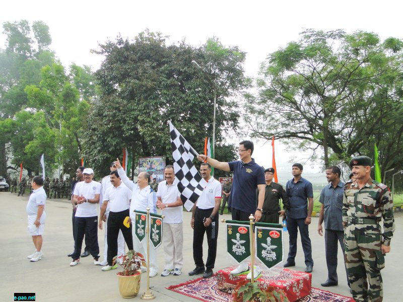9 Sector Assam Rifles promoting National unity organised 'Unity Run 2016' 