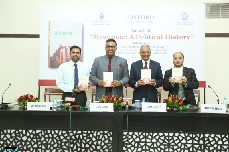  New book on 'Myanmar Political History' released in New Delhi