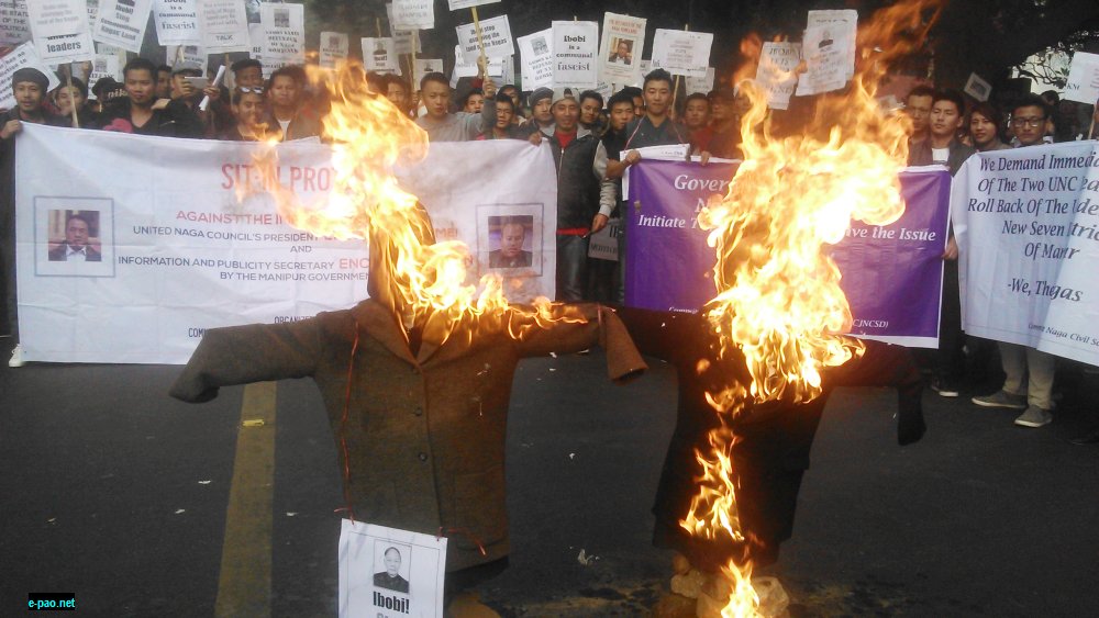 Naga Civil Societies, Delhi (CJNCSD) organized a mass protest rally at Jantar Mantar, New Delhi