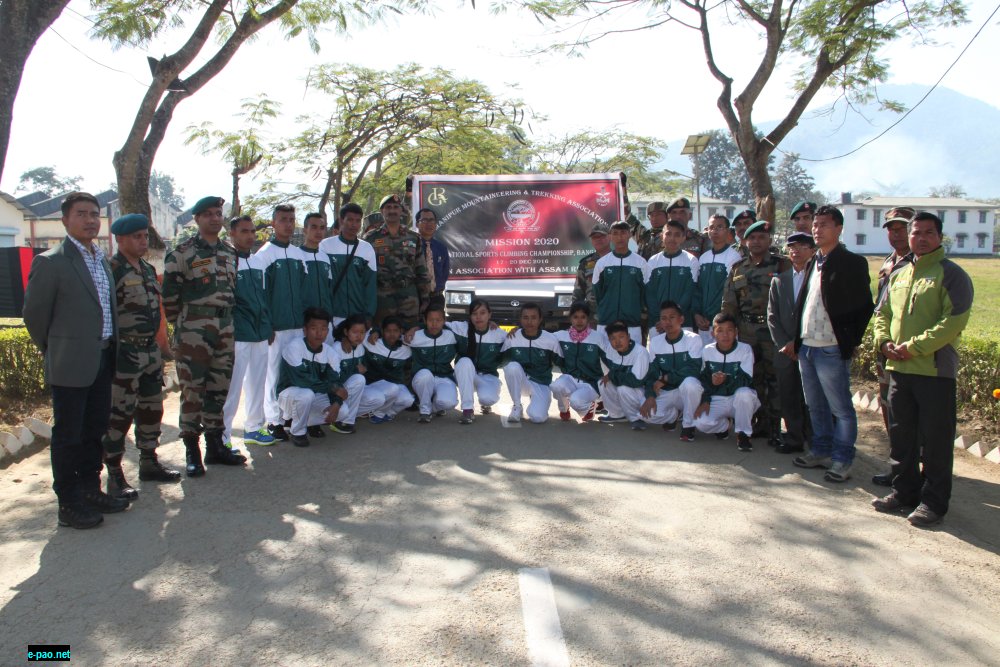 22nd National Sports Climbing Championship Contingent flagged off