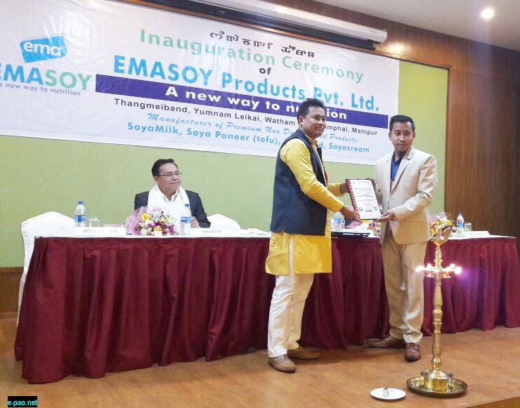 Emasoy : 1st Manufacturer of Non-dairy Based product in Manipur launched 