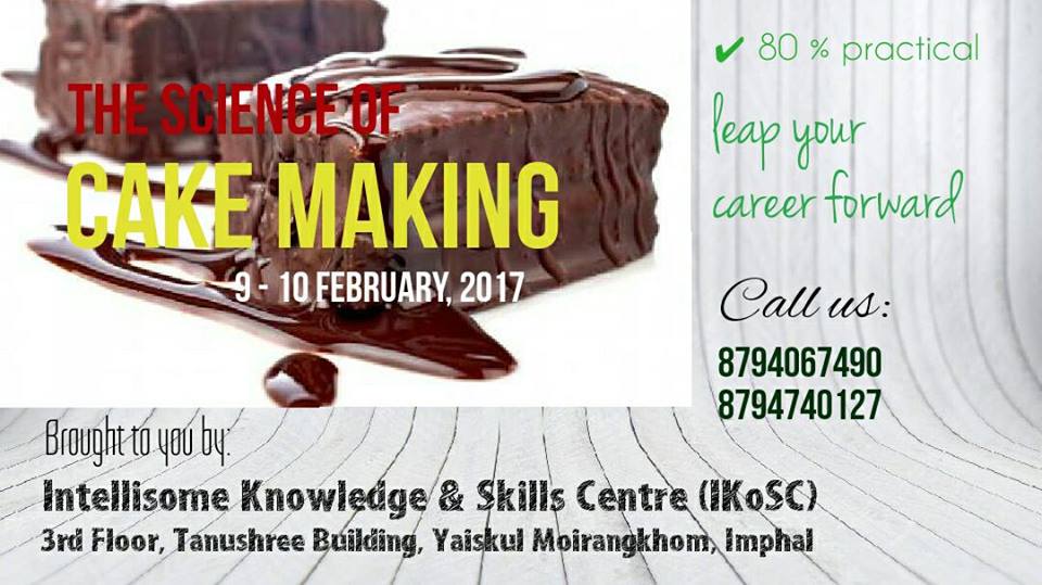  Training Programme on 'The Science Of Cake Making'