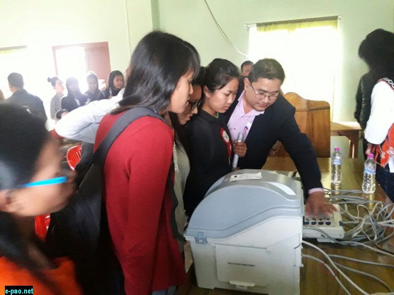 First randomisation of Electronic Voting Machine