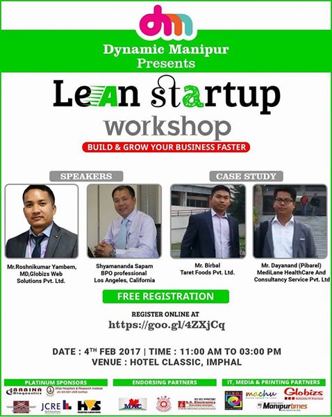 Dynamic Manipur presents Lean Startup Workshop 2017