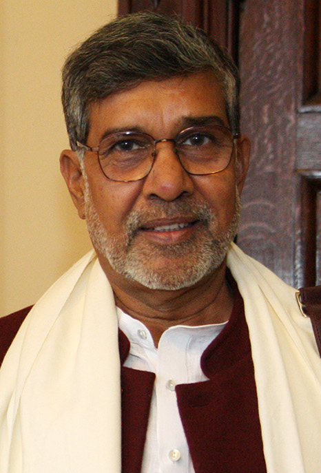 Foreign Office Minister Hugo Swire meeting Kailash Satyarthi, 2014 Nobel Peace Prize winner in London, 9 March 2015.
