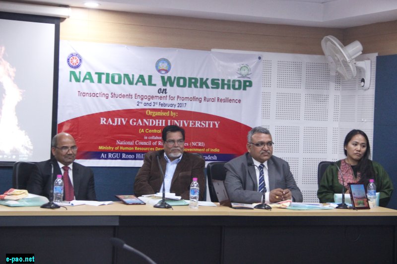 Rajiv Gandhi (Central) University of Arunachal Pradesh ink with NCRI in promoting resilient rural India