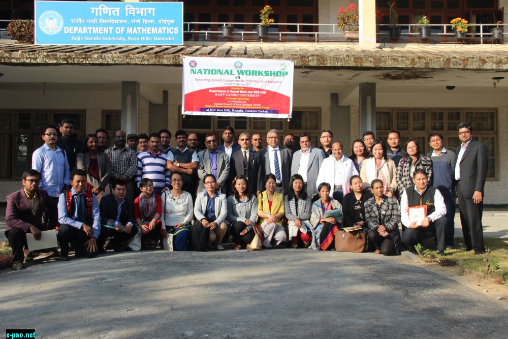  Rajiv Gandhi (Central) University of Arunachal Pradesh ink with NCRI in promoting resilient rural India