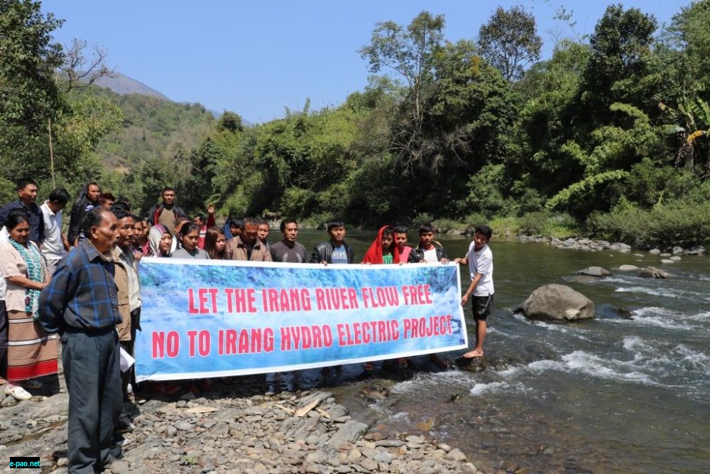  A Toubam village Elder, Mr. Agui   sharing against Irang Dam 14 March International Rivers Day at Tamenglong  