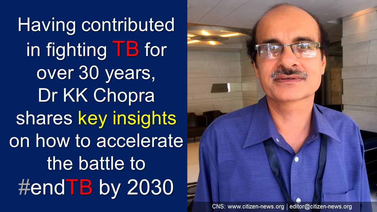 Dr KK Chopra, Director of New Delhi TB Centre