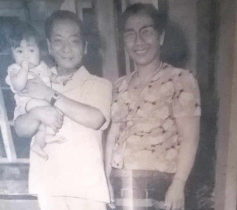 Yangmaso Shaiza and His Wife Hangmila Shaiza, with their first born grandson Ningreithan Shaiza