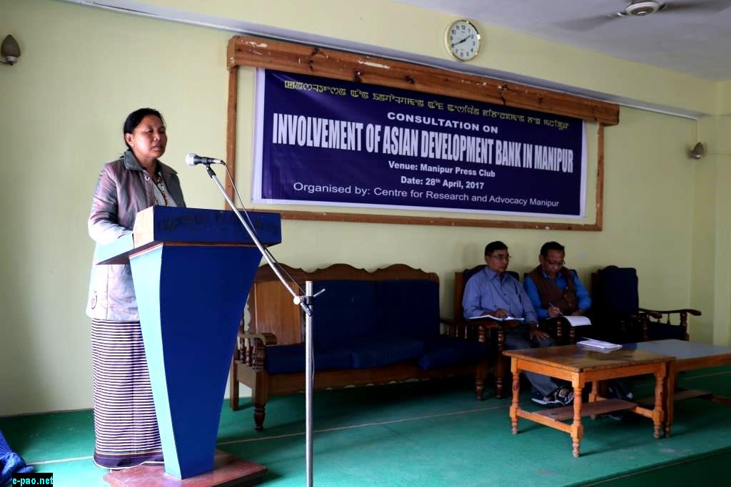 Consultation on 'Involvement of Asian Development Bank in Manipur'  at the Manipur Press Club, Imphal  