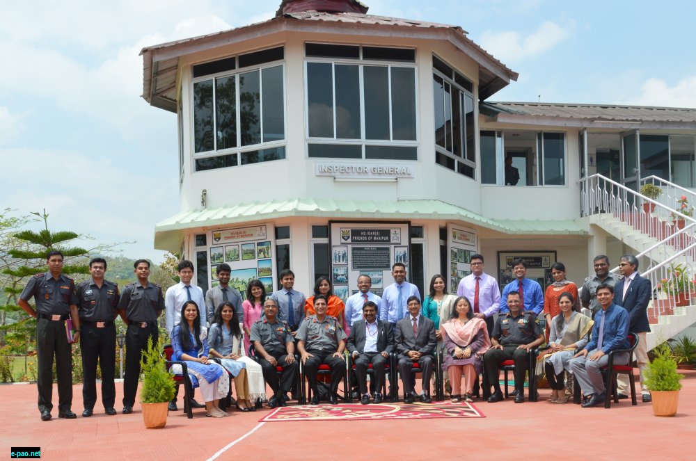 DG IIMC & ADG IIS visit Manipur  on April 17 2017