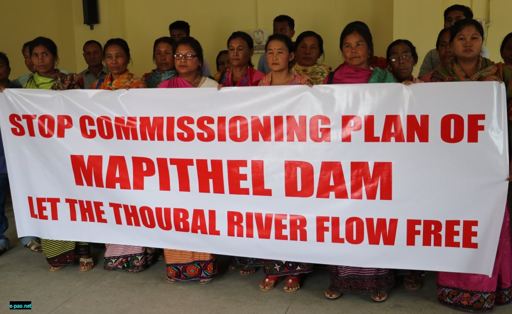 media consultation on 'Mapithel dam and its Commissioning Plan' at Manipur Press Club on 17 April 2017