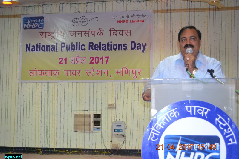 National Public Relations(PR) Day celebrations at Loktak Power Station