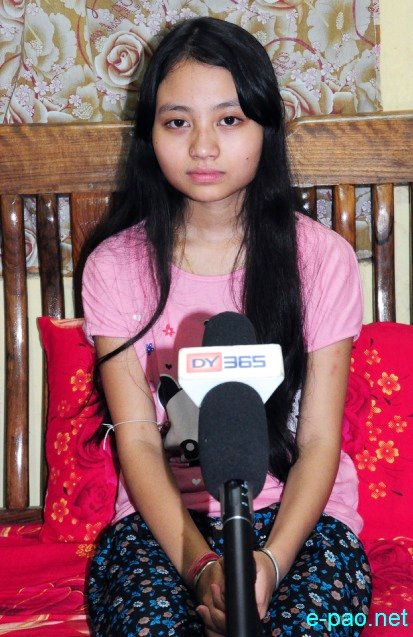 Victoria Ngangbam :: 3rd Position at  HSE 2017 : XII Exam Toppers in Science :: 24 May 2017