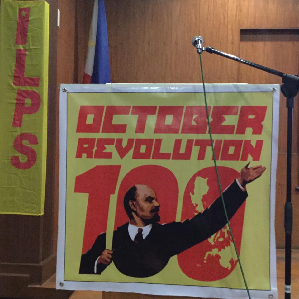 'Centenary of the Great October Revolution'  at University of the Philippines, Manila 