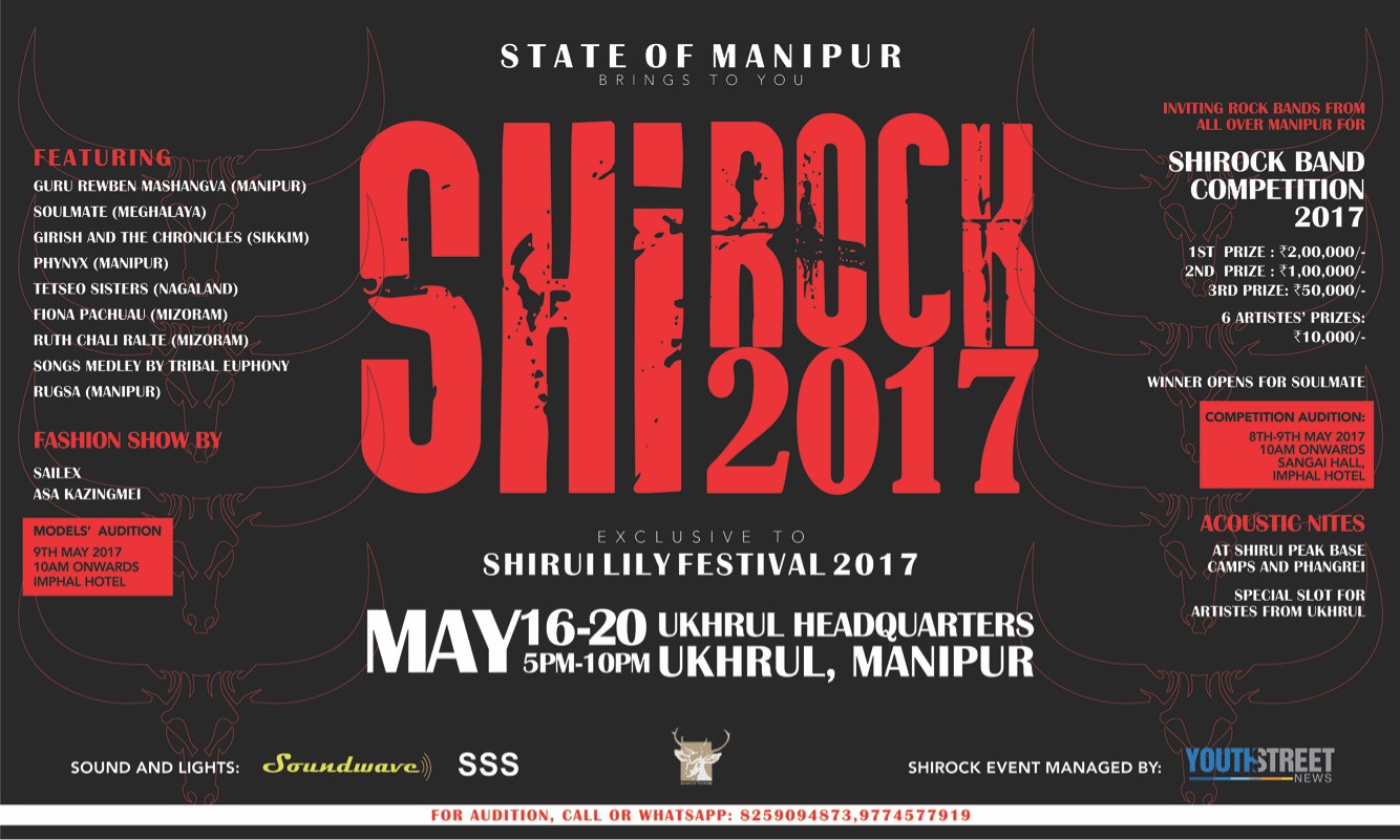 ShiRock 2017 , part of Shirui Lily Festival, at Ukhrul 
