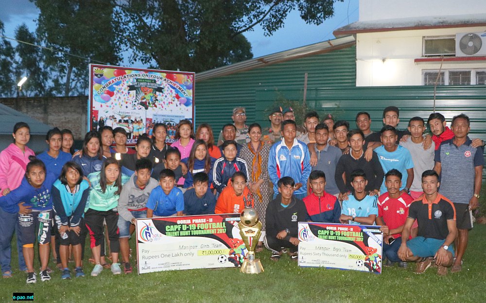 Manipur U-19 Teams return victorious from 'Oorja' Football Tournament