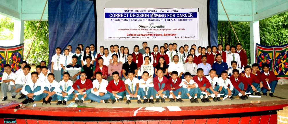 Career Counselling for Bishnupur students held 21st June  2017  