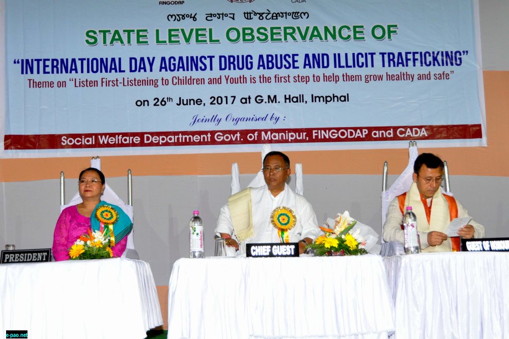 International Day Against Drug Abuse & Illicit Trafficking 2017 observed 