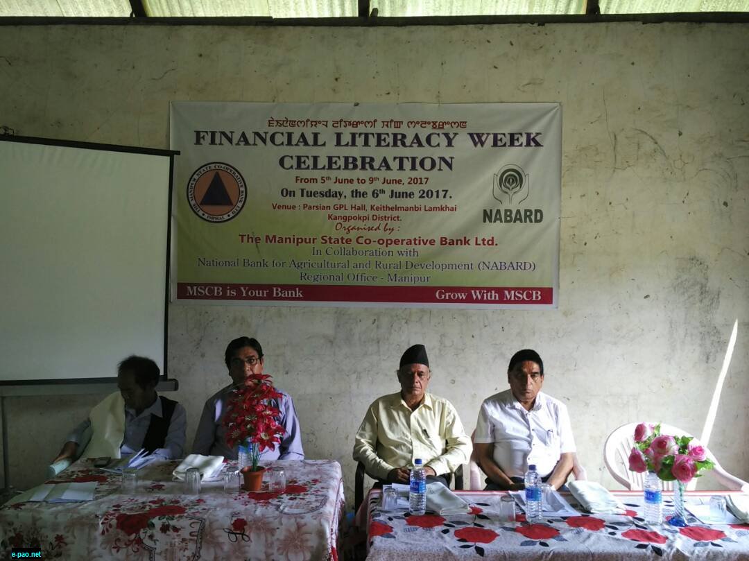 Financial Literacy Week at Kangpokpi and Kakching 