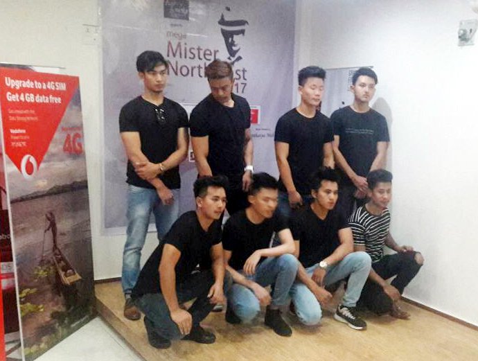 Contestants from Imphal line up to audition for Fair & Lovely Men Mega Mister North East