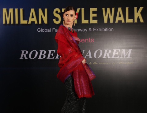 Robert Naorem showcases his collections at Milan Style Walk 